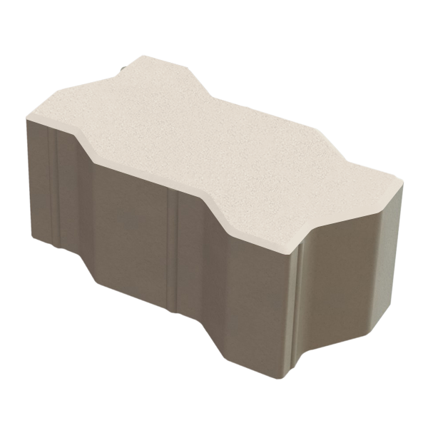 Зигзаг (Волна) 222x109,5x100  Белый, б/ц, ч/п