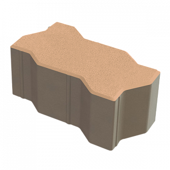 Зигзаг (Волна) 222x109,5x100  Бежевый б/ц, ч/п